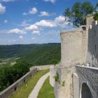 Auf- und Abstieg an der Burg Hohenneuffen