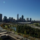 Blick vom Kings Park auf Downtown Perth