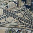 Blick von der Aussichtsplattform des Burj Khalifa